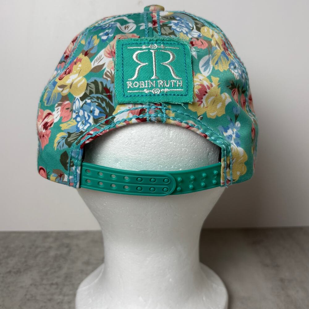 Robin Ruth Hawaii Snapback Baseball Cap Quilted Floral Design - Picture 6 of 15